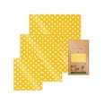 Djadtgl Beeswax Wraps For Food 3 Reusable Food Sheets For Fruits And