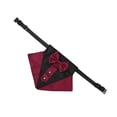 thumbnail image 2 of Methold Mascota Bandana Bowknot Mascota Pañuelo Algodón Decoración Animal Babero Bufanda con Collar, Rojo Negro, S Type3 NO3 Methold PT000486-04B, 2 of 6