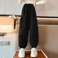 thumbnail image 6 of Mgmyaa Girls 2025 New Korean Style Fashionable Cargo Pants Casual Long Pants for Teen Girls and Big Kids 5-16 Years, 6 of 6