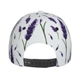 thumbnail image 6 of Naloa Original Classic Low Profile Hat Men Women Baseball Cap Dad Hat Adjustable Unconstructed Lavender Flowers Print Cap, 6 of 9
