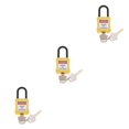 thumbnail image 3 of Thinsony 38 mm Cadenas de Sécurité Courbé en PVC Solide et Résistant 90x40x19 mm 3Set, 3 of 6