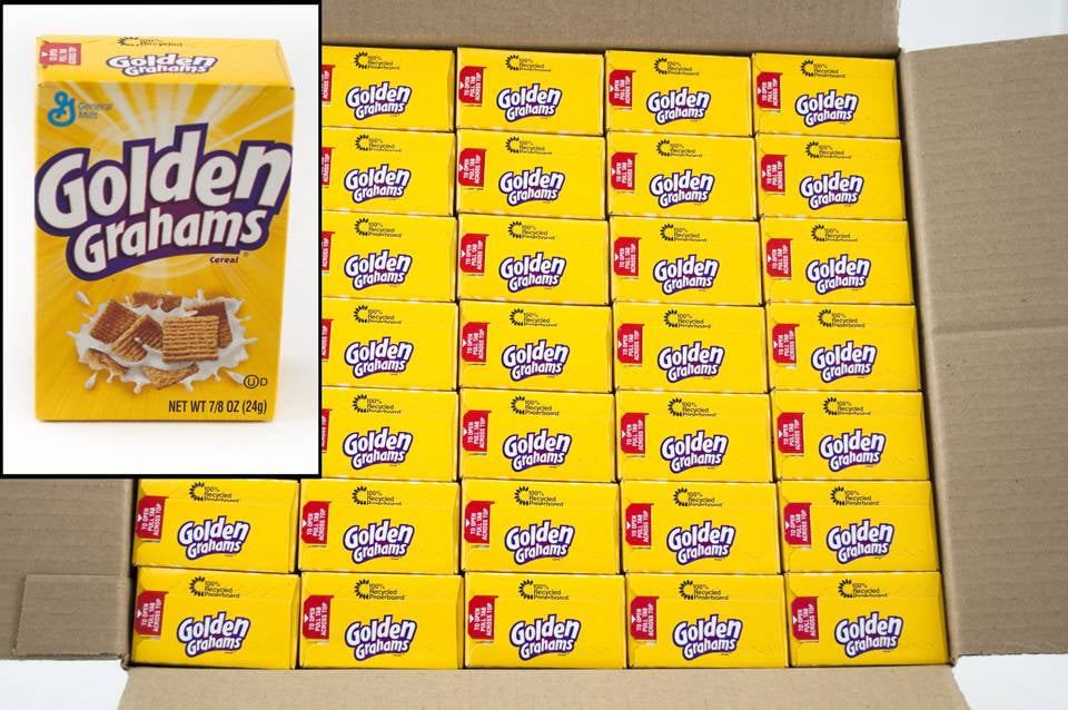 General Mills Golden Graham Cereal, 0.88Ounce Single Packs (Pack of 70