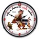 thumbnail image 1 of Reloj Esso Tiger Collectible Sign & Clock 1203356 Fabricado en EE UU, 1 of 2