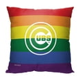 thumbnail image 3 of The Northwest Group  Chicago Cubs 30" x 60" Pride Throw Blanket Pillow, 3 of 3