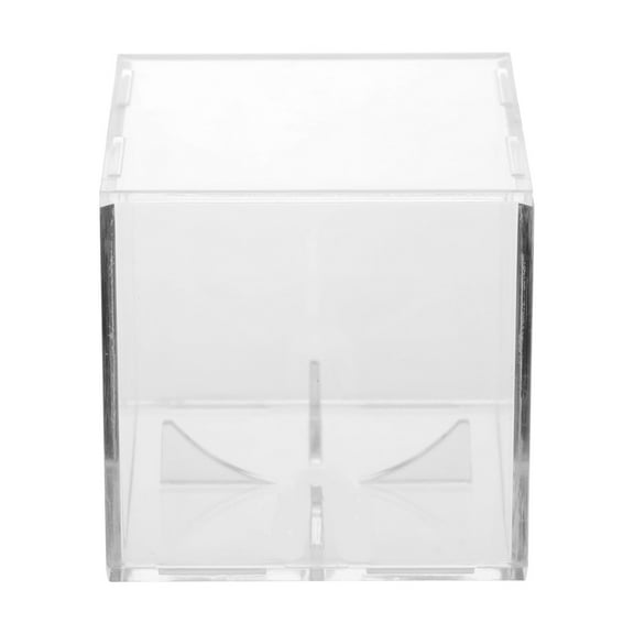 Troglfold baseball container Baseball Display Box Transparent Baseball Holder for Home Baseball Displaying Case,3.15"X3.15"X3.15"