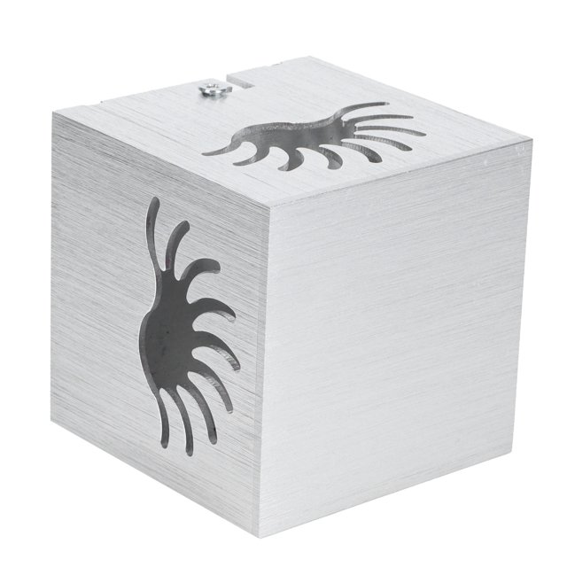 Lámpara De Noche Lámpara De Ambiente Plateada Cuadrada Duradera Y Segura Para Salas De Estar Para Iluminación Nocturna Para Pasillos Pasillos Porches Para Bares Hoteles ANGGREK Otros