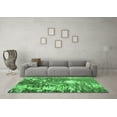 thumbnail image 3 of Ahgly Company Indoor Square Abstract Emerald Green Modern Area Rugs, 6' Square, 3 of 4