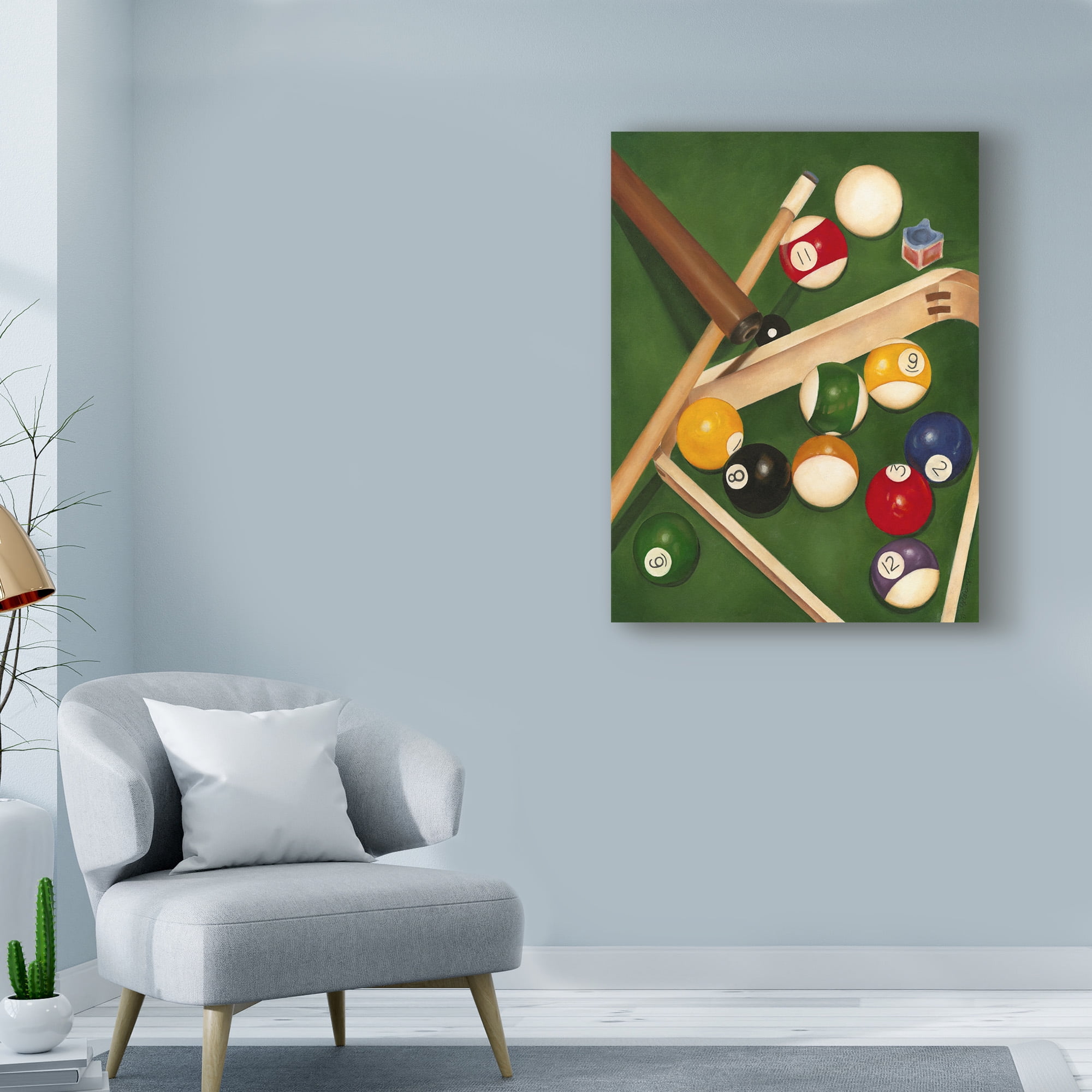 Trademark Fine Art 'Rackem Up I' Canvas Art by Jennifer Goldberger
