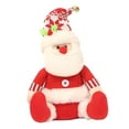thumbnail image 2 of Juguete de peluche suave, muñecos de peluche de Navidad, figuritas de peluche navideñas para exteriores, interiores, adultos, regalos de fiesta para Papá Noel, 2 of 8
