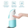 thumbnail image 1 of ruzhgo 300ML Automatic Induction Sensor Soap Dispenser Refillable Touchless Foaming Soap Dispenser for the Office Bathroom Kitchen No.1, 1 of 1