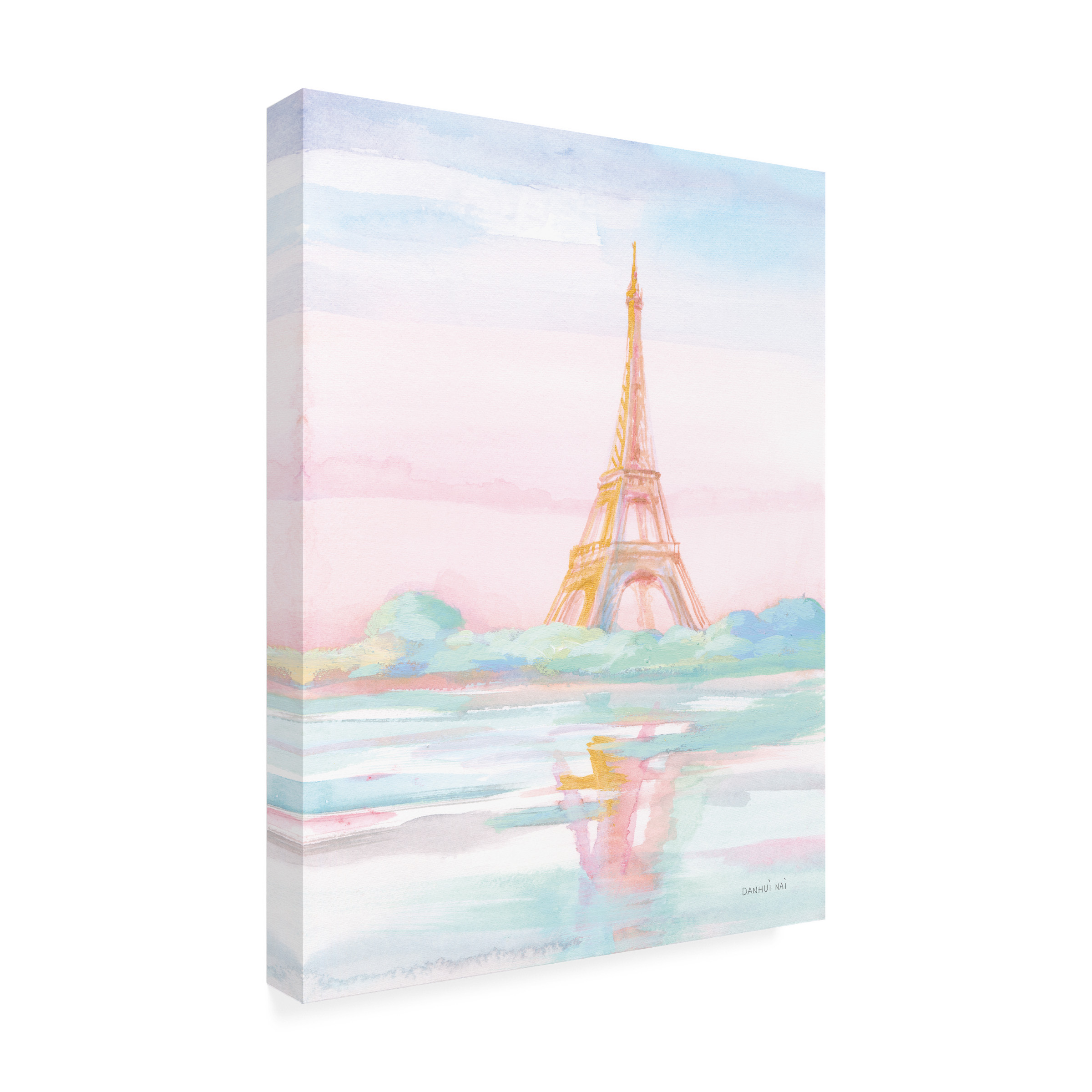 Danhui Nai 'Pastel Paris V' Canvas Art