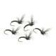 thumbnail image 4 of Kit de 5 moscas domésticas para pesca con mosca n. degree 12, señuelos artificiales de alta resistencia y fácil enganche., 4 of 9