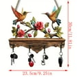 thumbnail image 2 of Michellecmm  Hummingbird Coat Hooks with 4 Hooks, Decorative Wall Mounted Hummingbird Wall Art for Entryway, Front Door, Hallway, Kitchen, 2 of 7
