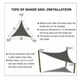 thumbnail image 6 of JVMU 10' x 16' Rectangle Waterproof Sun Shade Sail Canopy for Outdoor Patio Pool Garden Yard, Beige Yellow, 6 of 10