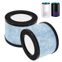 VACUSHOP 2-Pack DH-JH01 Replacement Filter for BREEZOME HEPA Air Purifier,KLOUDIC DH-JH01,Kloudi JH01/ BREEZOME JH01, and fit AROEVE MK01 & MK0,Intelabe EPI080/EP1080 HEPA Air Purifier