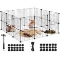 thumbnail image 1 of Valla para Mascotas,Juegos de 24 Piezas de Metal Corral para Mascotas Pequeñas de Bricolaje con Puerta,Parque para Mascotas,Jaula Modular para Animales Pequeños,Gatito,Cachorro,Cjos,Cobayas, 1 of 11