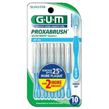 GUM Proxabrush Go-Betweens Cleaners Wide - 10 CT
