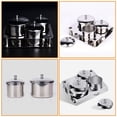 thumbnail image 3 of 1 Set Nail Stainless Steel Dappen Cups Professional Multi-function Nail Dishes Decorative Manicure Cups, 3 of 8