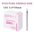thumbnail image 4 of TopLLC 100PCS Body Piercing Needle For Navel Nose Lip Ear Sizes 12G Piercing Needles, 4 of 7