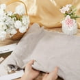 thumbnail image 4 of GORGECRAFT Primary Tufting Cloth Grey 24" x 24" Large Size Square Rug Backing Needlework Fabric Cloth for Knitting Crochet Punch Needle Cut Pile Rug Tufting Gun Rug-Punch Embroidery Gainsboro, 4 of 7