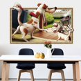 thumbnail image 4 of Película adhesiva decorativa de la etiqueta engomada de la pared de los perros del efecto 3D, pared D, 4 of 4