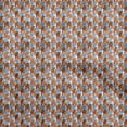 thumbnail image 1 of oneOone Cotton Silk Brown Fabric Abstract Sewing Craft Projects Fabric Prints By Yard 42 Inch Wide, 1 of 5