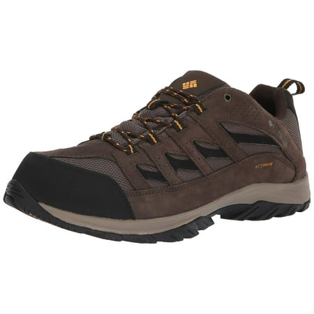 Columbia Men's CRESTWOOD WATERPROOF Hiking Boot, Mud, Squash, 9 Wide US ...