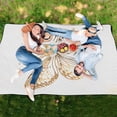 thumbnail image 6 of Extra Large Picnic Beach Blanket Waterproof Sand Proof Portable Outdoor Mat Butterfly Dragonfly 80x118, 6 of 9