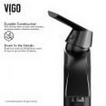 thumbnail image 3 of VIGO Penela Single Handle Single-Hole Bathroom Faucet in Matte Black, 3 of 9