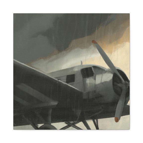 Vintage Flight in Rococo - Canvas