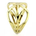 thumbnail image 4 of Luxe Jewelry Designs Women's 14K Gold Ion Plated Stainless Steel Bow Shaped Ring - Size 8 (Pack of, 4 of 4