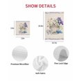 thumbnail image 7 of Spring Easter Kitchen Dish Towels for Drying Dishes Set of 3, Retro Rabbit Cup Botanical Purple Leaves Waffle Weave Microfiber Hand Tea Bathroom Towels Quick Dry & Absorbent Towel 12x12, 7 of 7