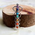 thumbnail image 2 of 3 Piezas Pendiente de Colr 7 Chakras Piedras Preciosas Joya de Manera de Mujer Señora Sunnimix Colgante de la piedra preciosa, 2 of 8