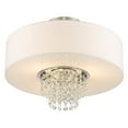thumbnail image 2 of Livex Support de Plafond Carlisle en Nickel Brossé, 2 of 5
