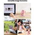 thumbnail image 7 of TOPK USB Desk Fan [2Pack] - Set of Blue and Pink, 3-Speed Quiet Fans with 360° Rotation for Home and Office Use, 7 of 7
