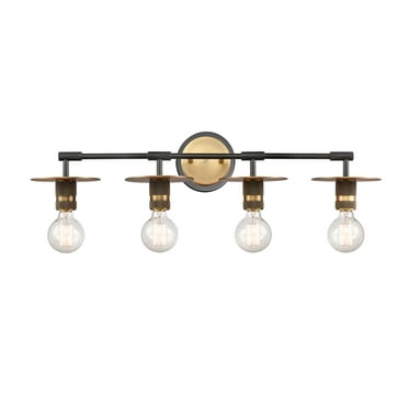 Innovations Lighting 431-4W Aurora Aurora 4 Light 30" Wide Bathroom Vanity Light - Black