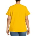 thumbnail image 4 of Terra and Sky Women's Plus Size Graphic T-Shirt with Short Sleeves, 4 of 5