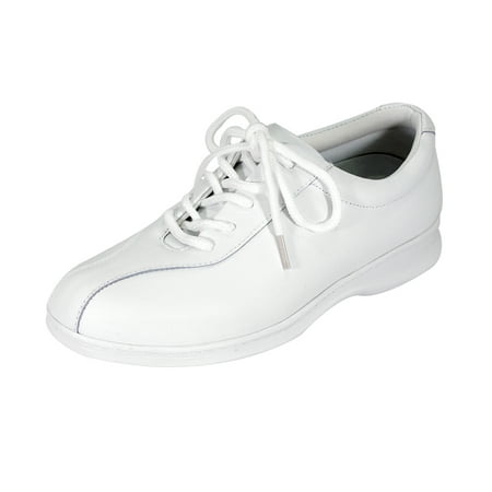 

24 HOUR COMFORT Alana Wide Width Classic Oxford Lace-up Shoes WHITE 8.5