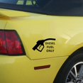 thumbnail image 2 of Car Sticker Diesel Fuel Only Warning Stickers Decals Cars Taxi, 2 of 6