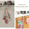 thumbnail image 3 of Dreamtimes Spring Cherry Blossom Birds Hand Towels 2 PCS, Watercolor Flowers Kitchen Towel Ultra Soft and Highly Absorbent,Decorative Fingertip Face Towel for Bathroom Hotel, 28.3"x14.4", 3 of 6