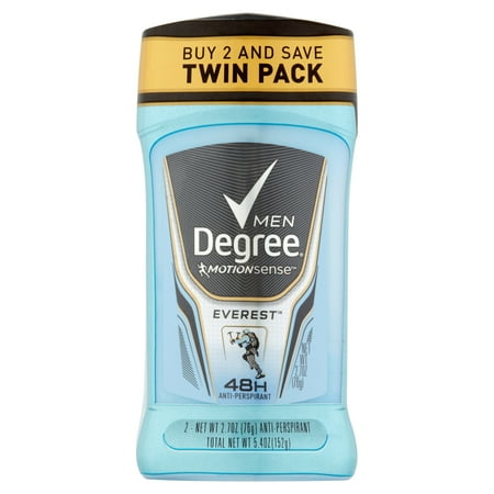 Degree Men MotionSense Everest Antiperspirant Deodorant, 2.7 oz, 2 Pack