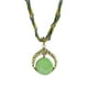 thumbnail image 2 of Awdenio Joyería para Mujer, Collar con Cuentas de cerámica étnicas Hippie Boho, joyería Bohemia, Regalo para Mujer,Green, 2 of 2