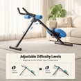 thumbnail image 4 of BOGYKIK Adjustable Ab Machine for Home Gym, Foldable Ab Trainer with 2 Incline Levels, 5 Height Adjustments, LCD Display, Knee & Elbow Protection, 440 lbs Capacity, 4 of 5