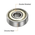 thumbnail image 4 of Uxcell 626ZZ Ball Bearings 6x19x6mm Carbon Steel Double Shielded ABEC3 15 Pack, 4 of 6