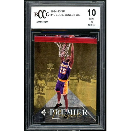 Eddie Jones Rookie Card 1994-95 SP #10 BGS BCCG 10