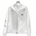 thumbnail image 2 of Yotami Rain Jacket Men Waterproof, Lightweight Outerwear Zip Up, Elastic Cuffs, Drawstring Windbreaker Running Cycling Hiking Hooded Raincoat with Pockets, 2 of 5