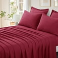 thumbnail image 4 of RUIKASI 5 Pieces Red Twin Bed Comforter Set with Sheets - Bed in a Bag with Comforter and All Season Sheets, Pillowcases, 4 of 9