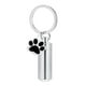 thumbnail image 4 of Llavero de cremación con colgante para mascota, mini urna, llavero cilíndrico, práctico, para cenizas. Plata, 4 of 9