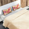 thumbnail image 5 of Yayeee Pillowcase Queen Size Set of 2 Satin Wrinkle Resistant Pillow Case, Abstract Floral, 5 of 8