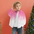 thumbnail image 3 of XinLfly Boys'Long Sleeve Christmas Snow Printed Button-Down Dress Shirts Toddler Lapel Collared Shirt with Chest Pocket,Pink 2,10, 3 of 6